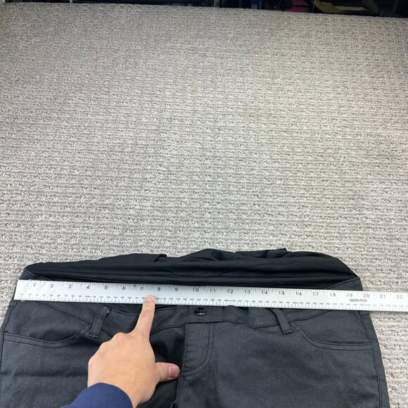 Thyme Maternity Pants Women Size Extra Large XL Black Glittery Glitters Shiny - Picture 7 of 11